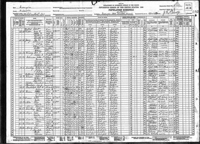 1930, James E Josey, Baldwin Co GA.jpg