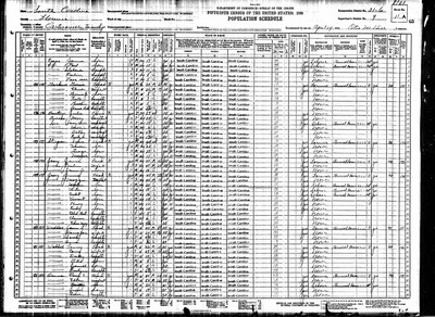 1930, James Josey, Florence Co SC, col.jpg