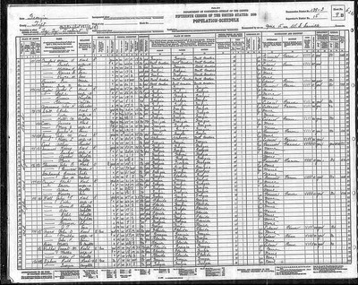 1930, John M Josey, Tift Co GA.jpg