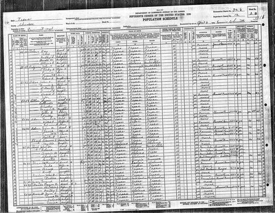 1930, Lemuel Josey, Cherokee Co TX.jpg