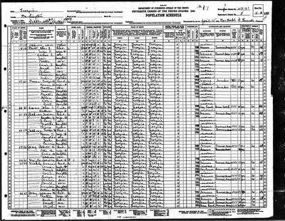1930, Robert W Josey, Washington Co GA.jpg