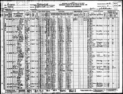 1930, Thomas Josey, Richmond Co VA, col.jpg