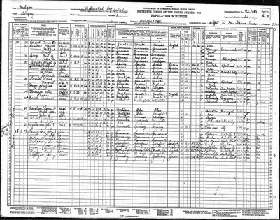 1930, Victor L Josey, Wayne Co MI.jpg