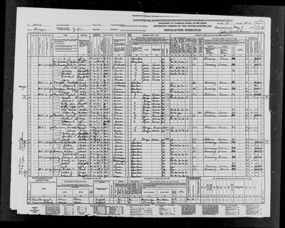 1940, Walter Clay Josey, Garza Co TX part 1.jpg