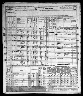 1950, Josey, James Lewis & Flossie Clark, Fulton Co, GA.jpg
