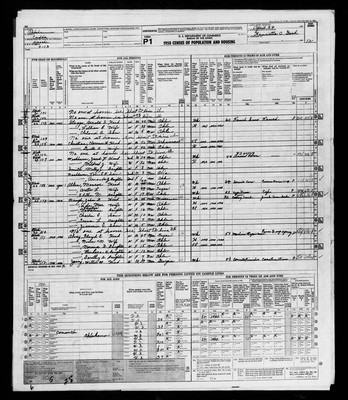 1950, Josey, Wilie Washington & Helen Elizabeth Shackleford, Caddo Co, OK part 1.jpg