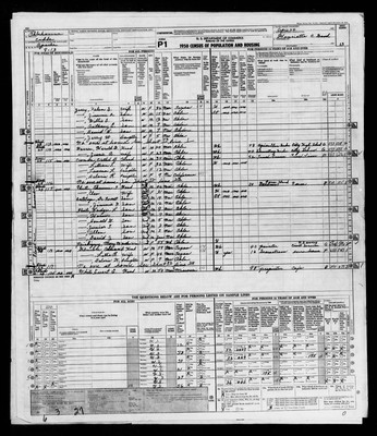 1950, Josey, Wilie Washington & Helen Elizabeth Shackleford, Caddo Co, OK.jpg