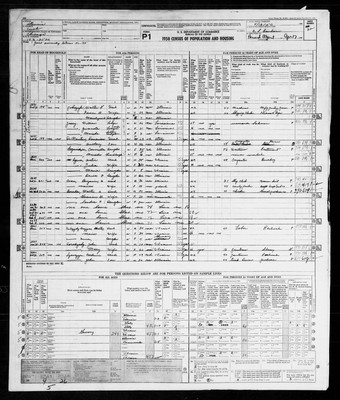 1950, Josey, William Dean & Mary Juanita Crooks, Cook Co, IL.jpg
