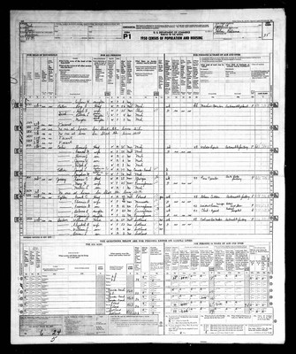 1950, Jossey, Lamar Crawford Jr & Mary Hood, Wayne Co, MI.jpg