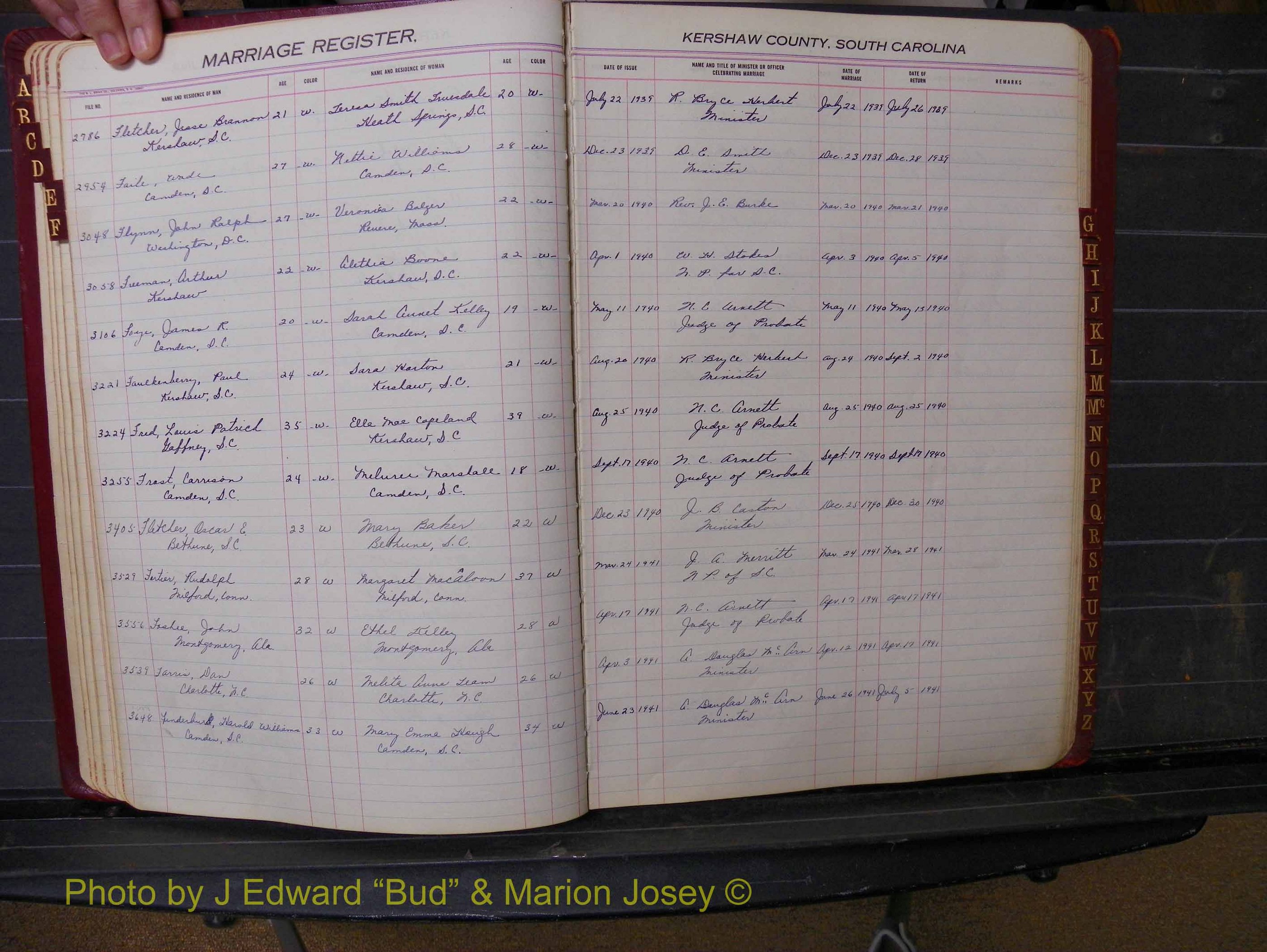 Kershaw Marriages, 1936-1944, White Index F (140).JPG