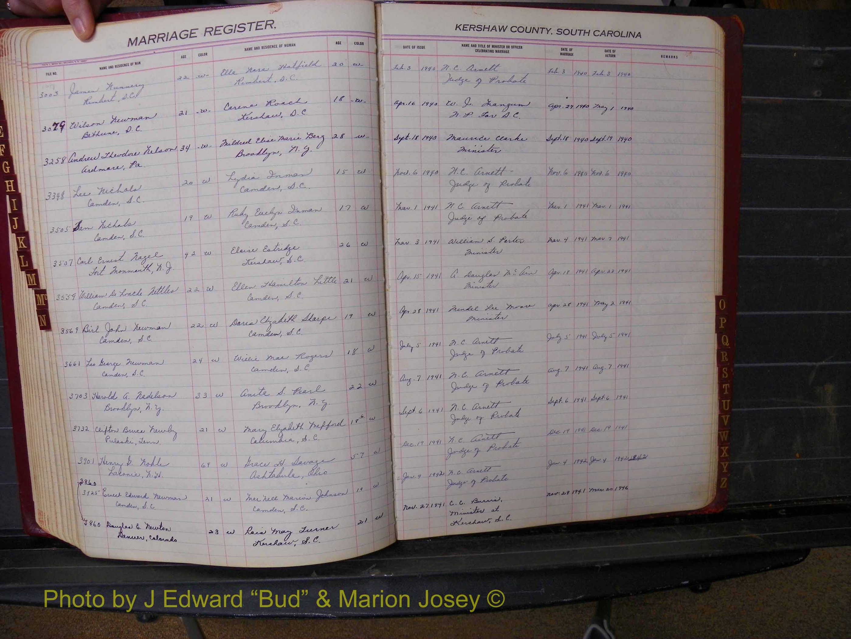 Kershaw Marriages, 1936-1944, White Index N (194).JPG