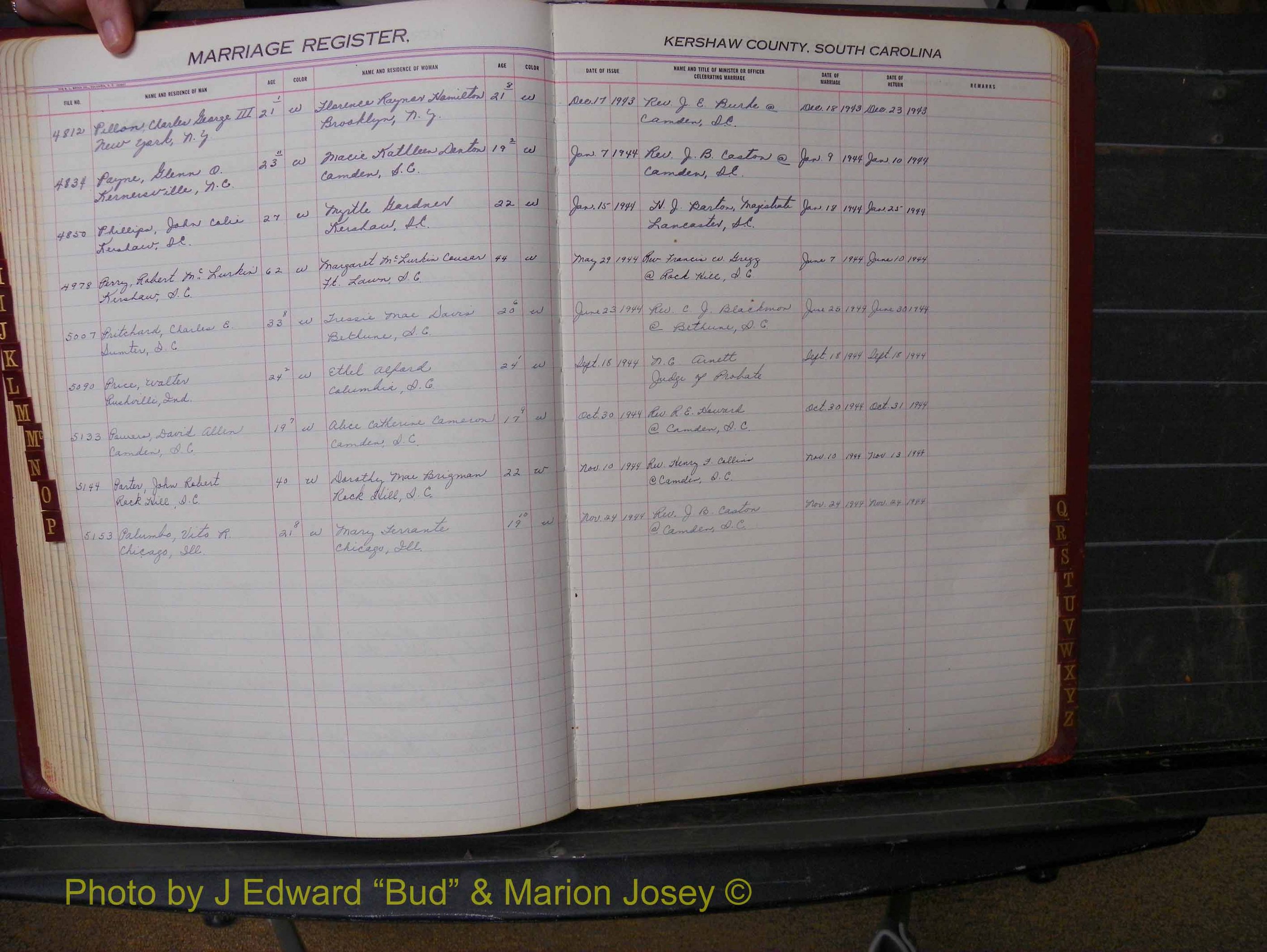 Kershaw Marriages, 1936-1944, White Index P (199).JPG
