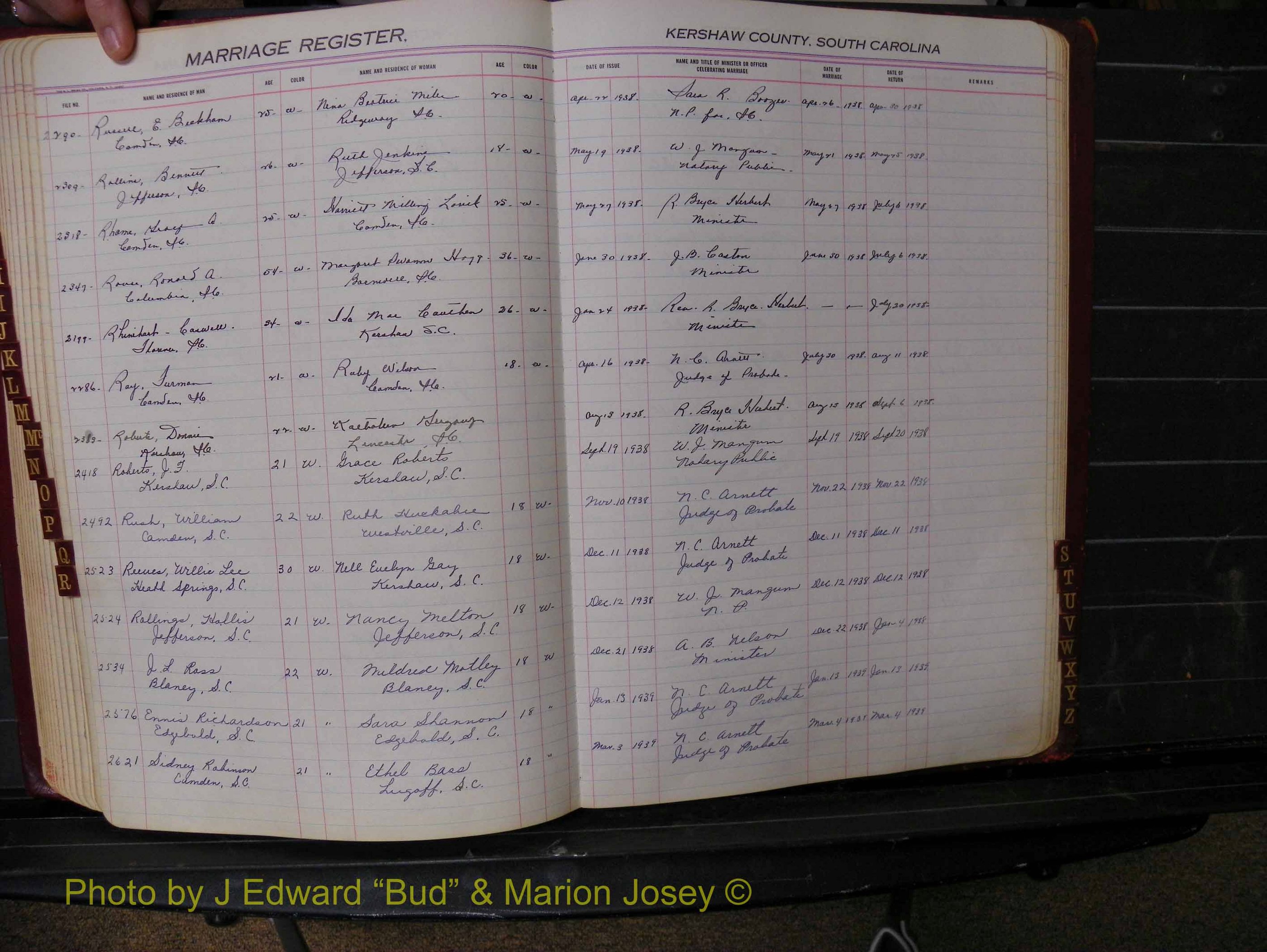 Kershaw Marriages, 1936-1944, White Index R (201).JPG