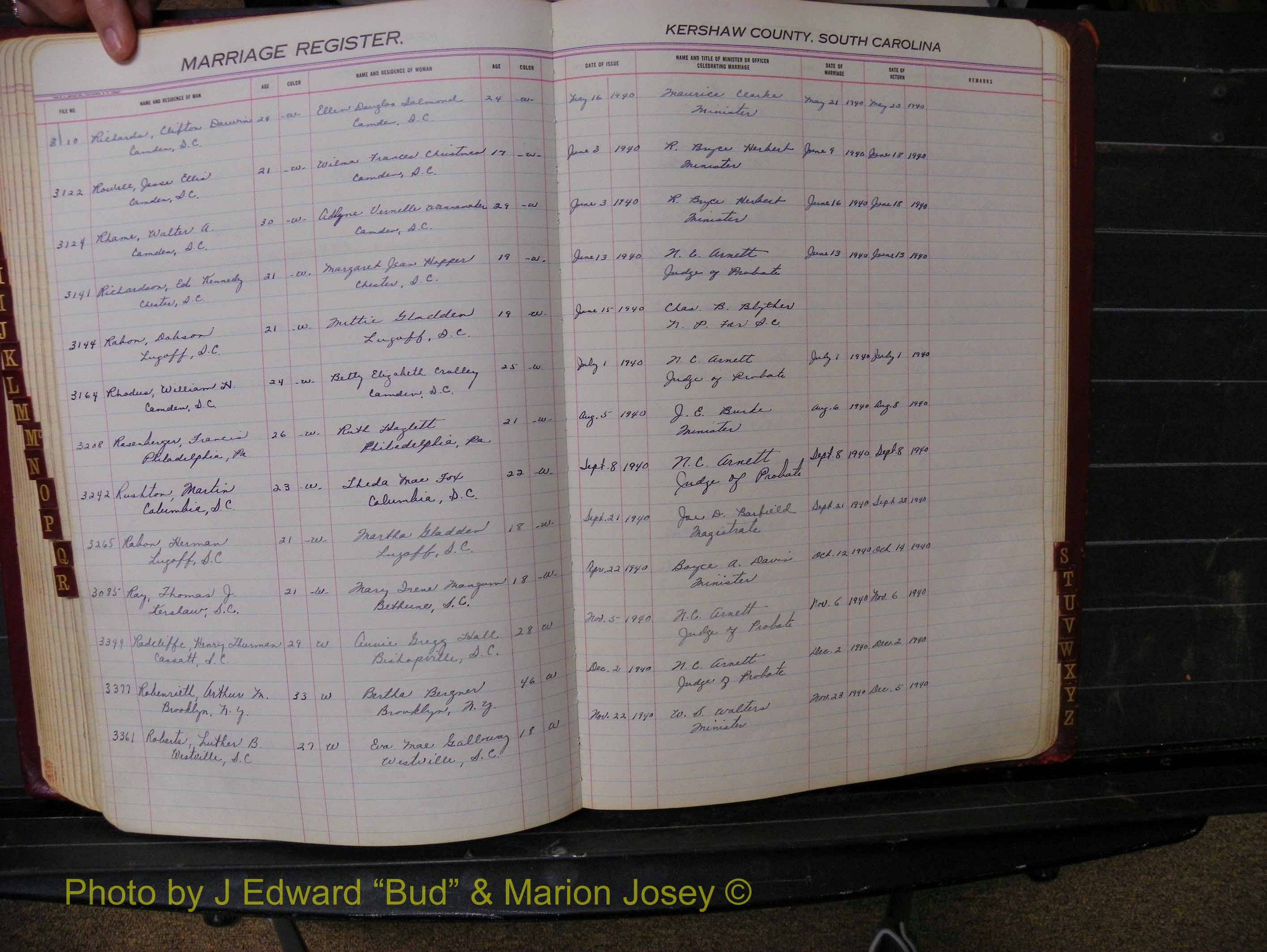Kershaw Marriages, 1936-1944, White Index R (203).JPG
