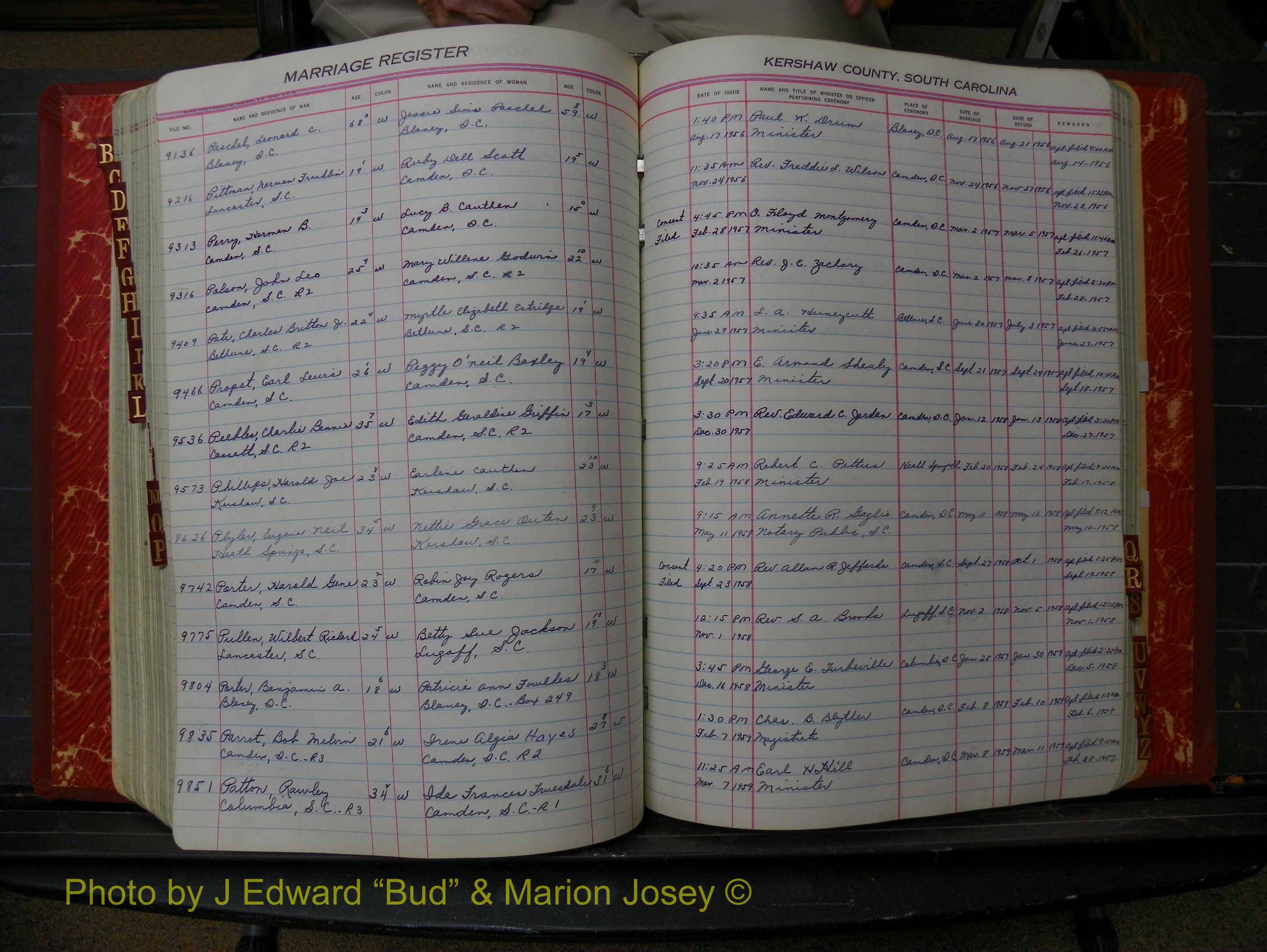 Kershaw Marriages, 1944-1960, White Index P (251).JPG