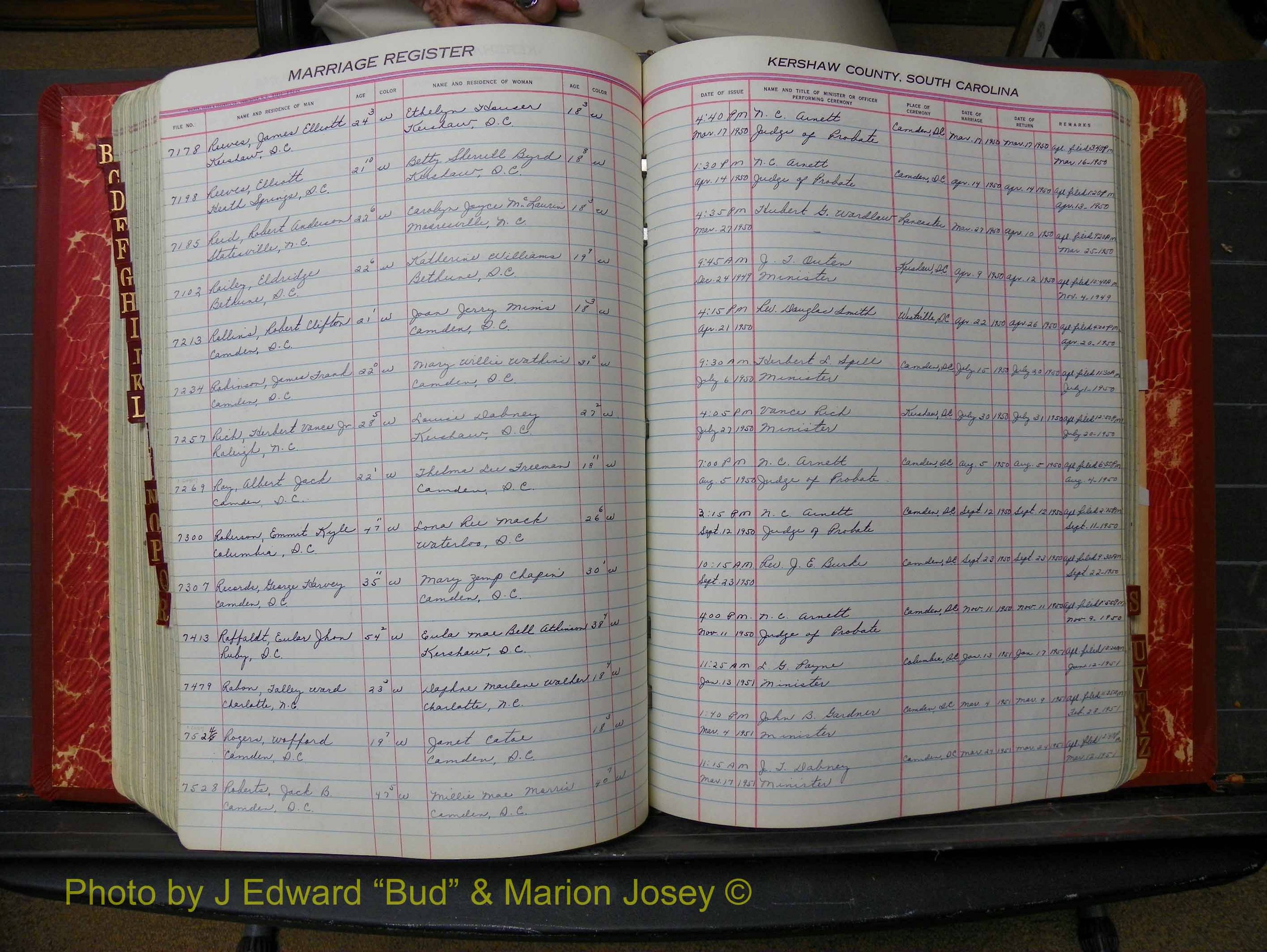 Kershaw Marriages, 1944-1960, White Index R (259).JPG
