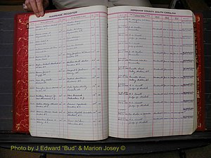 Kershaw Marriages, 1944-1960, White Index B (107).JPG