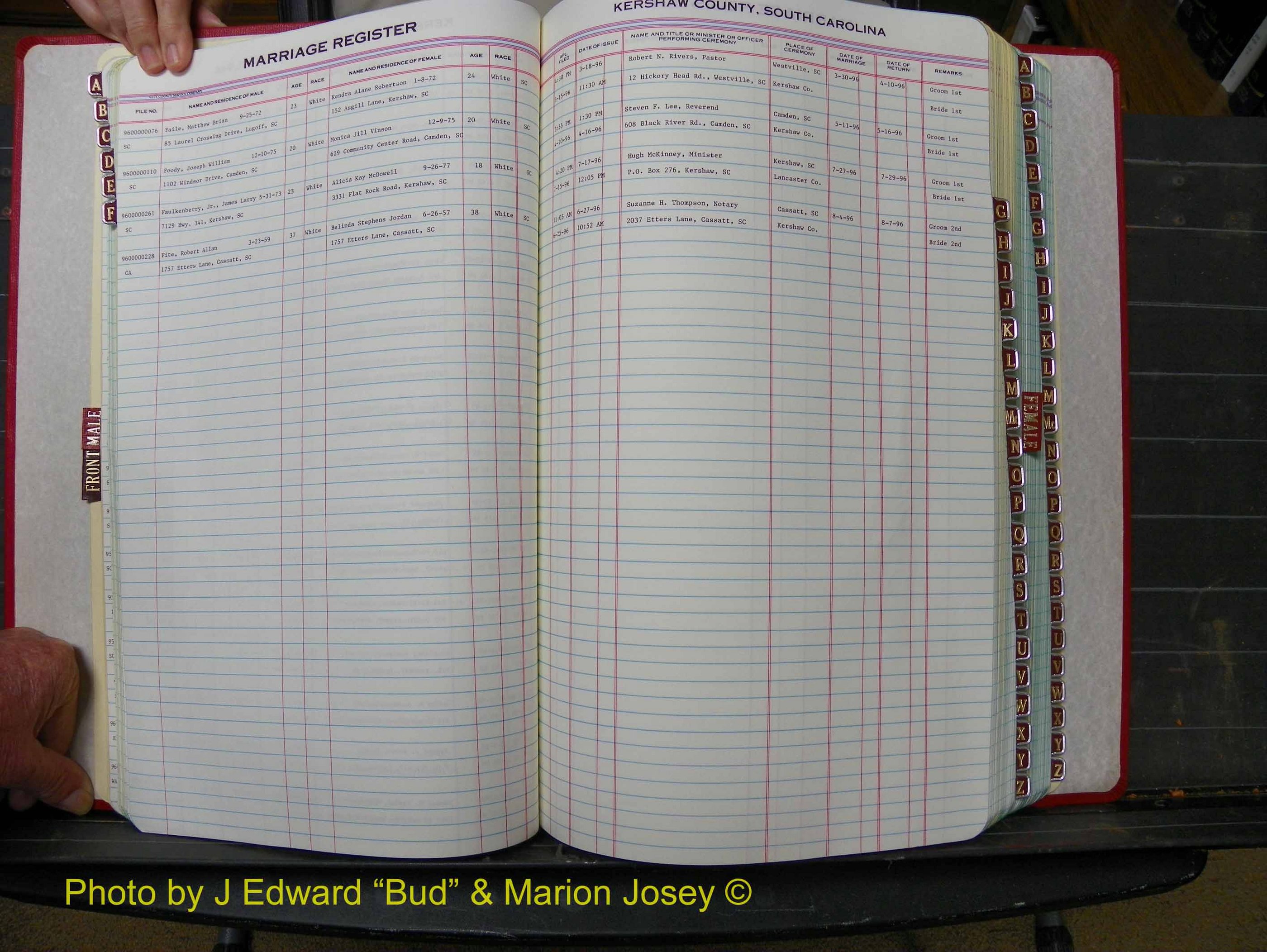 Kershaw Marriages, 1995-1996 Male Index F (120).JPG