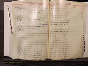 Lake Co, FL Marriage Book 3, 1945-1959 Index P7.JPG