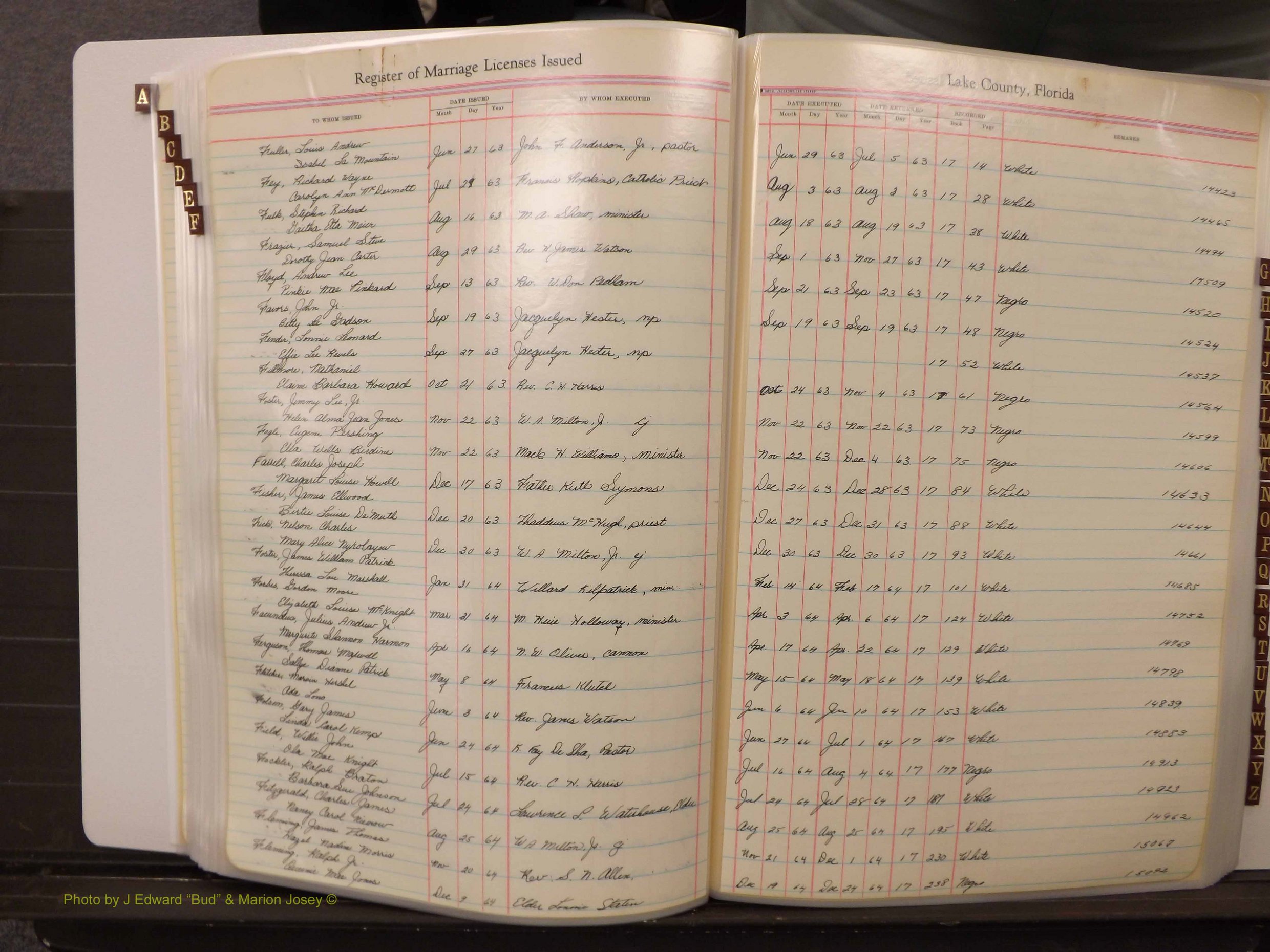 Lake Co, FL Marriage Book 4, 1959-1964 Index F4.JPG