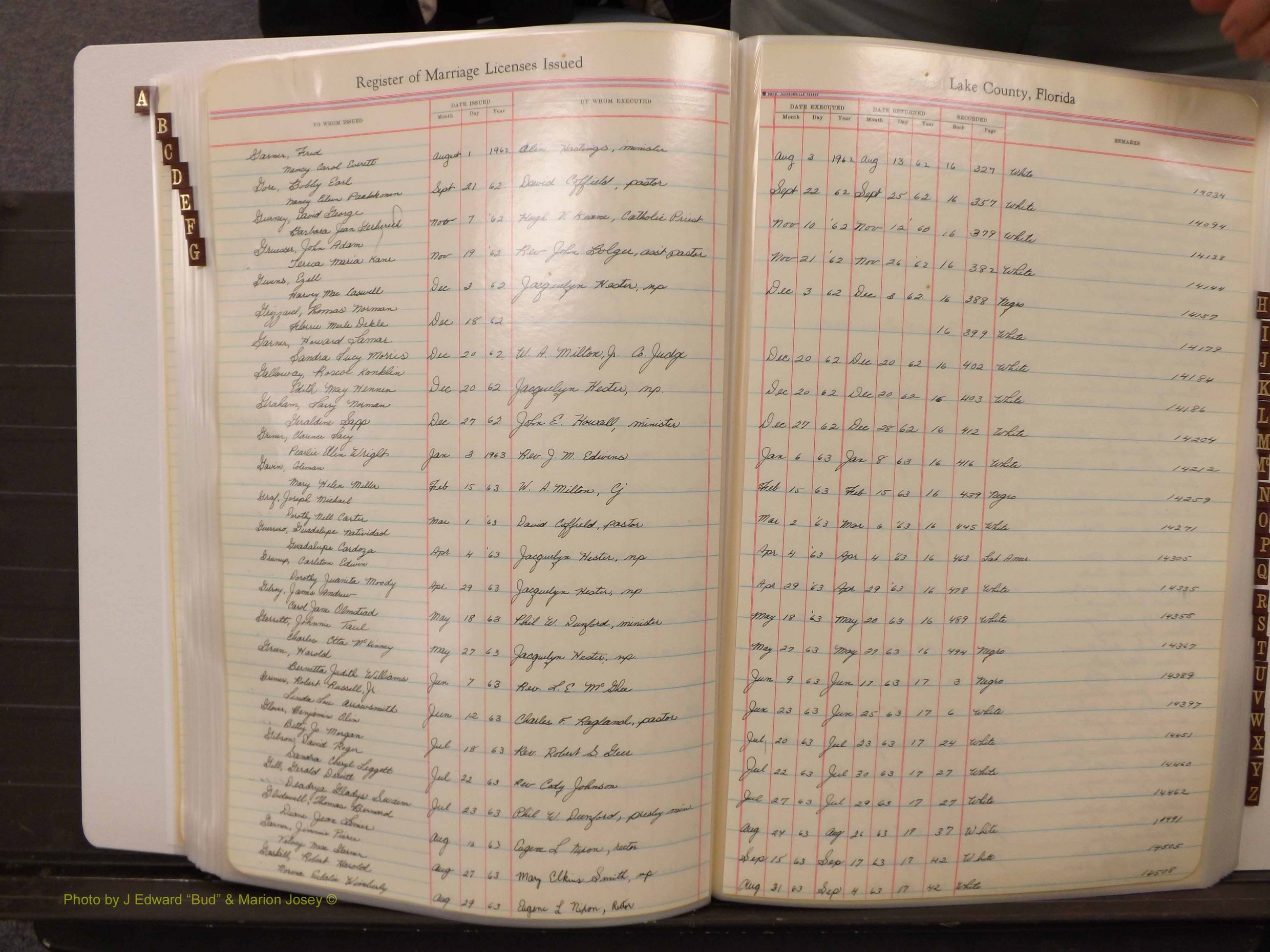 Lake Co, FL Marriage Book 4, 1959-1964 Index G4.JPG