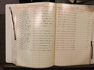 Lake Co, FL Marriage Book 4, 1959-1964 Index P6.JPG