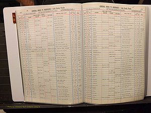 Lake Co, FL Marriage Index A-B, 1889-1986 (109).JPG