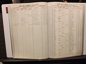 Lake Co, FL Marriage Index A-B, 1889-1986 (156).JPG