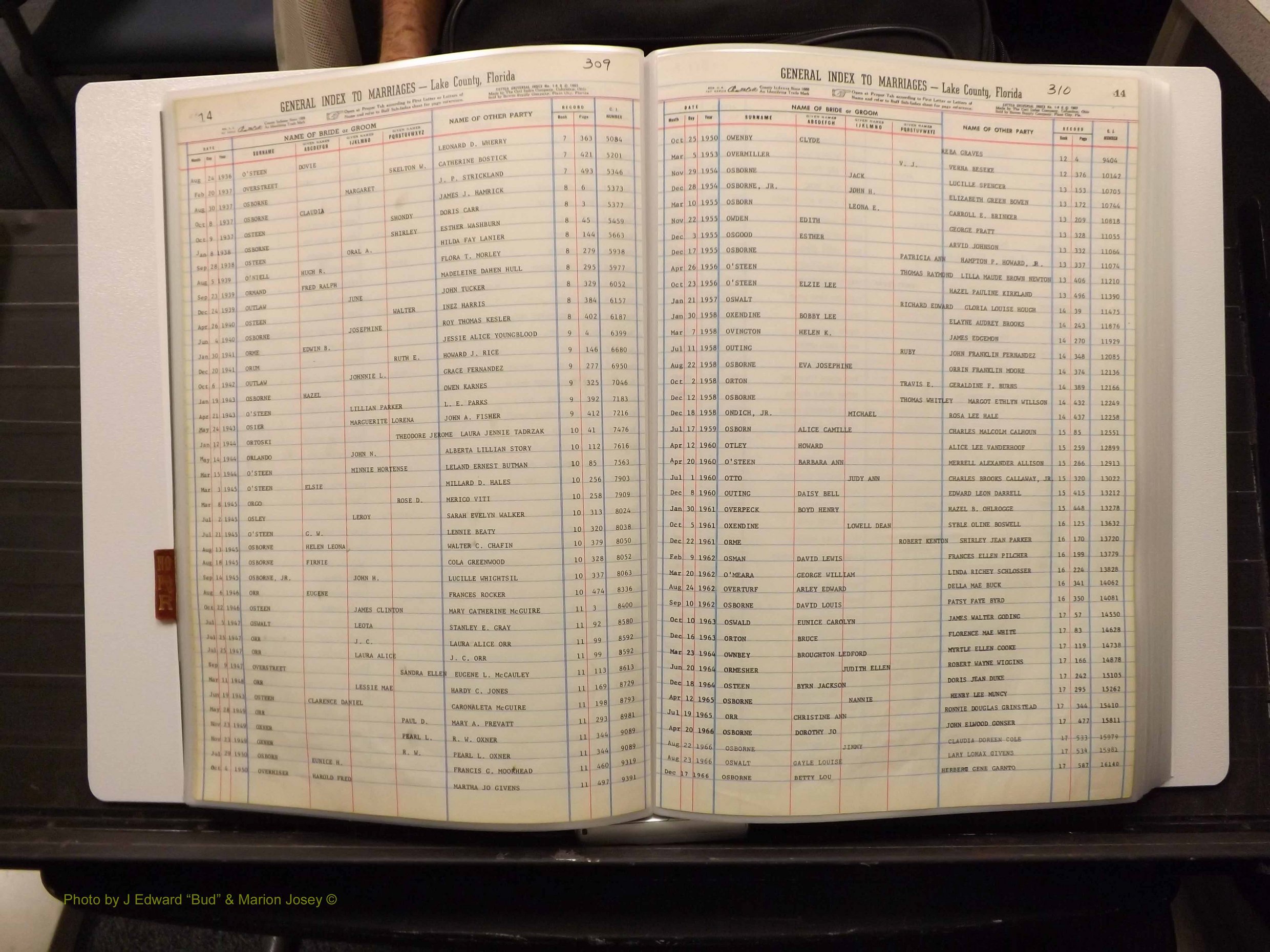 Lake Co, FL Marriage Index N-O-P-Q-R, 1889-1986 (122).JPG
