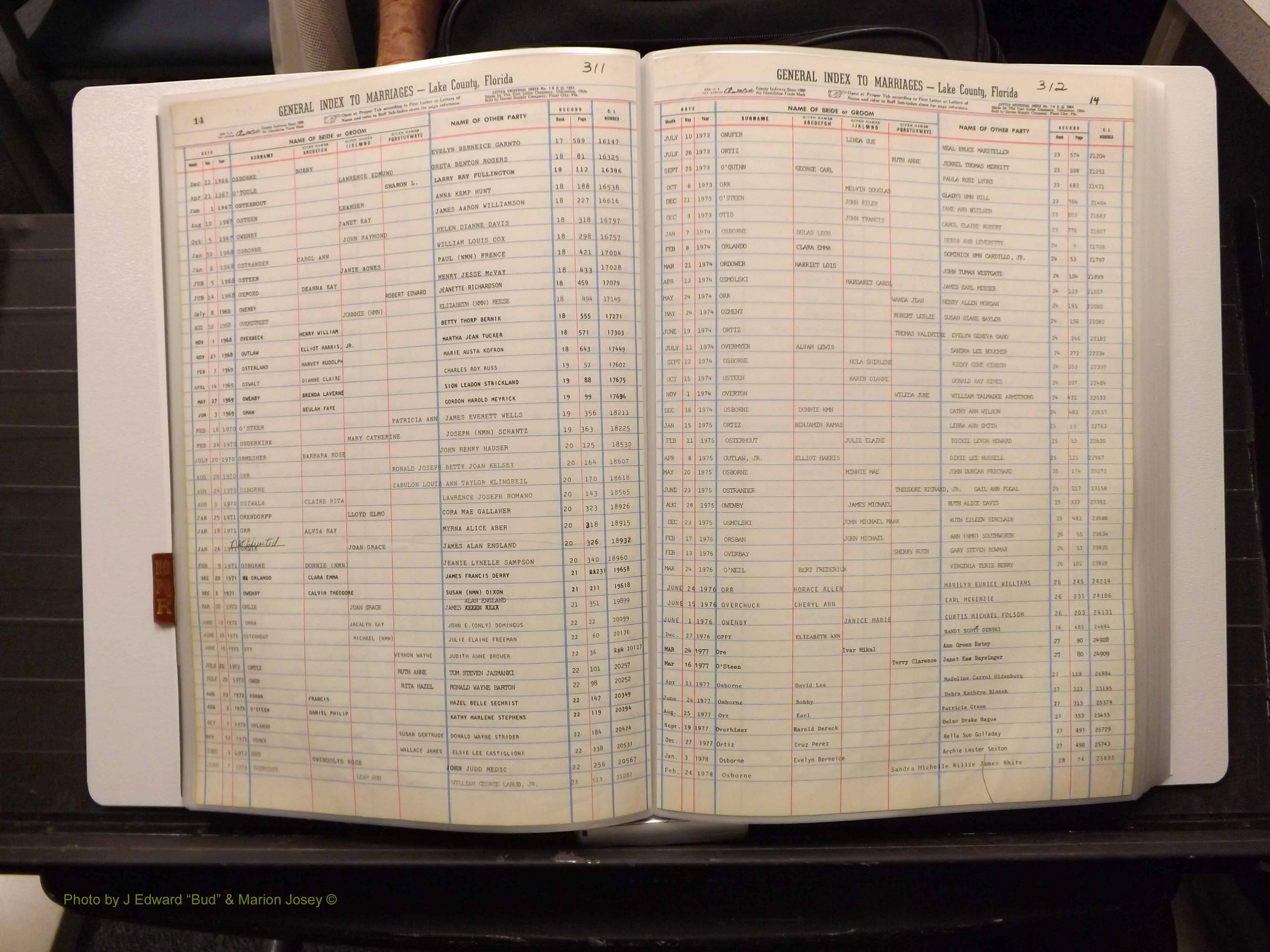 Lake Co, FL Marriage Index N-O-P-Q-R, 1889-1986 (123).JPG