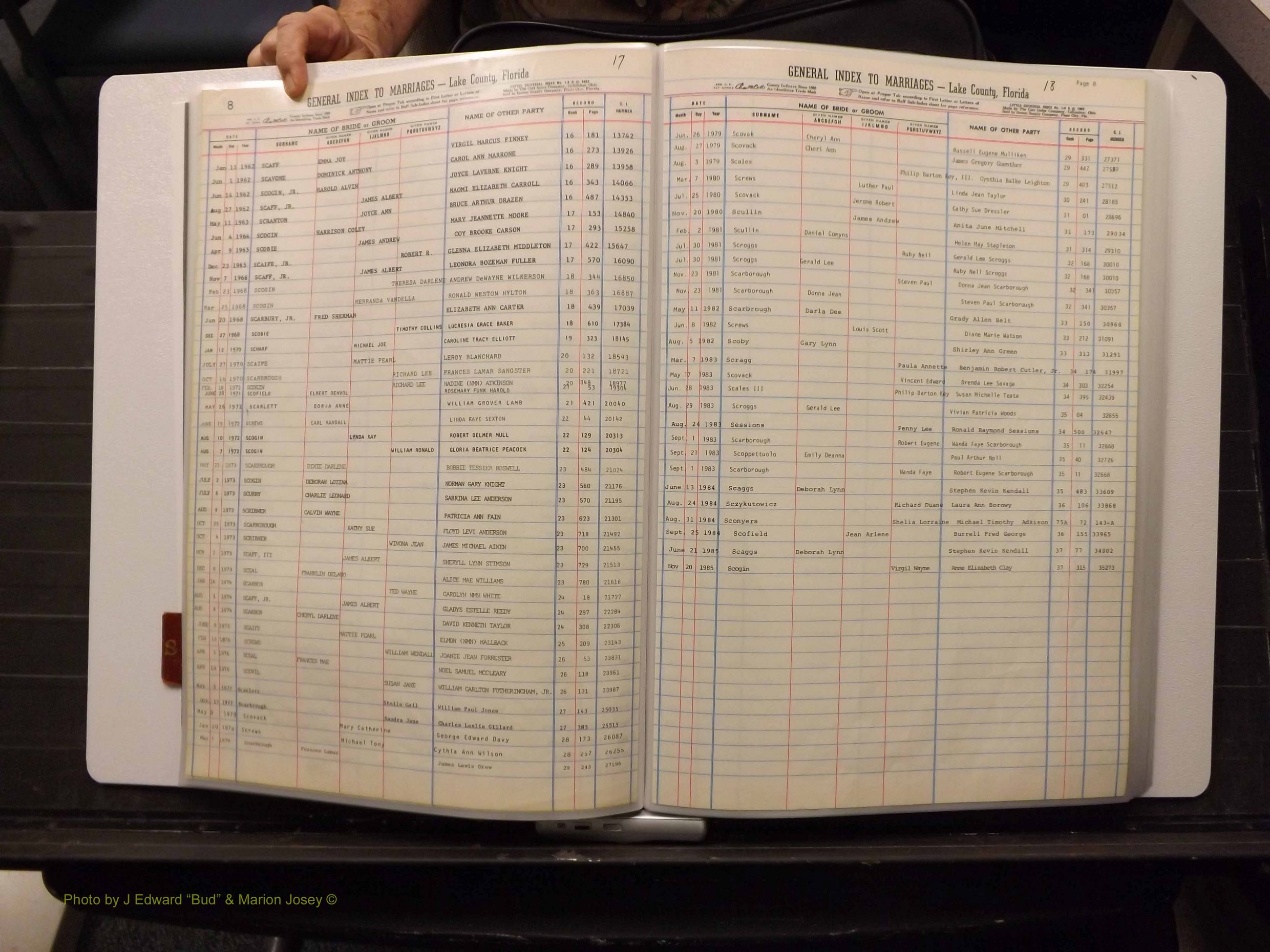 Lake Co, FL Marriage Index S, 1889-1986 (111).JPG