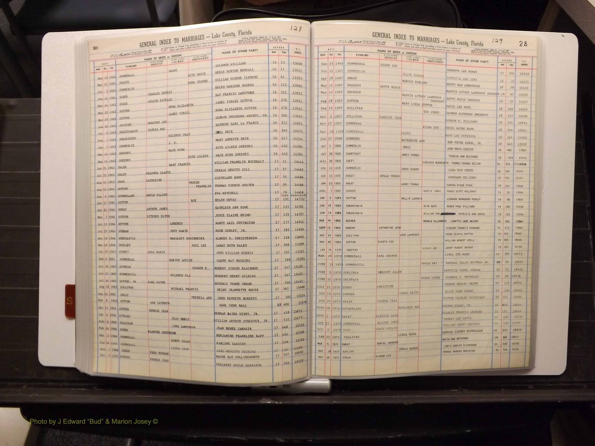 Lake Co, FL Marriage Index S, 1889-1986 (168).JPG