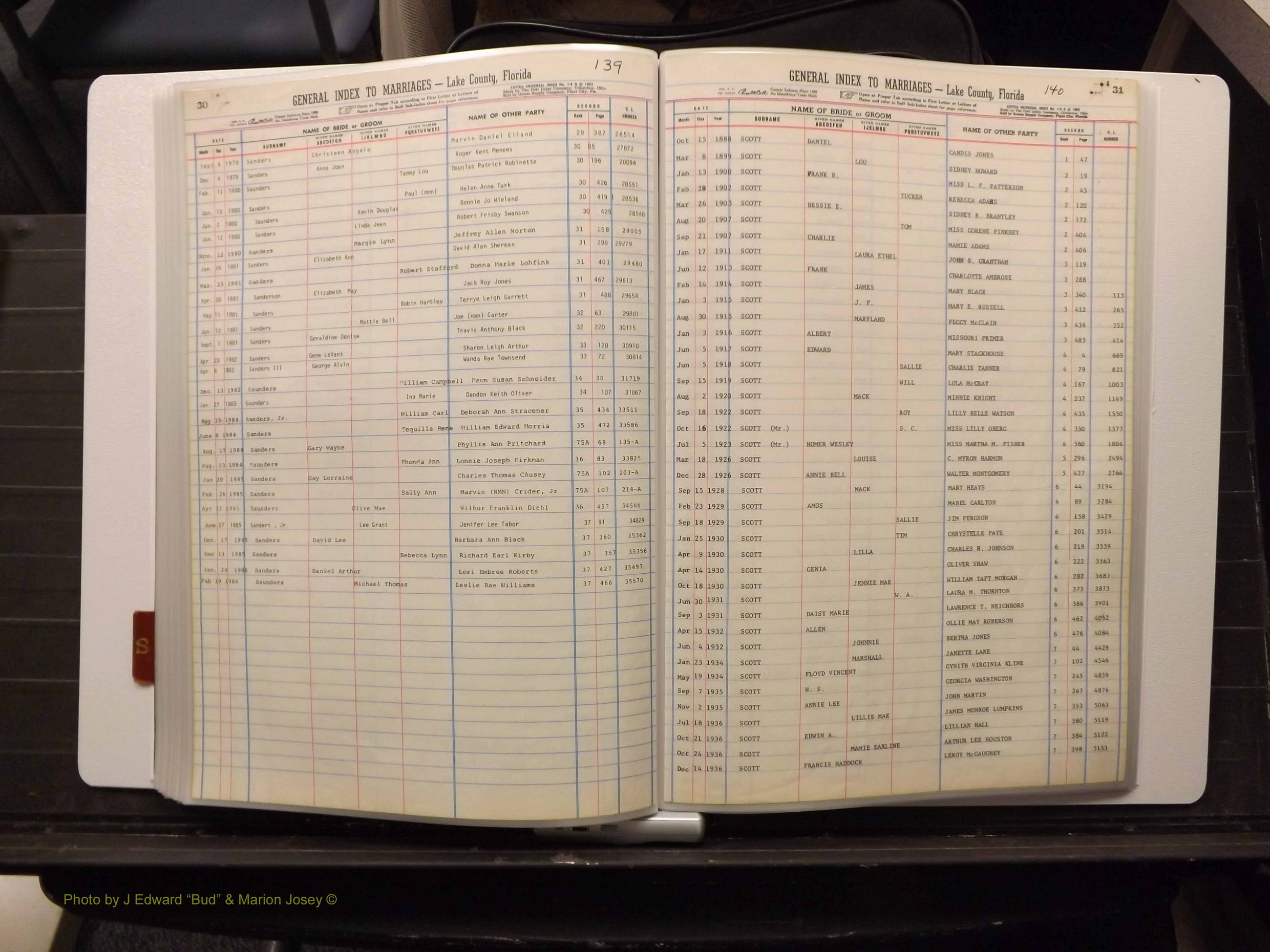 Lake Co, FL Marriage Index S, 1889-1986 (174).JPG