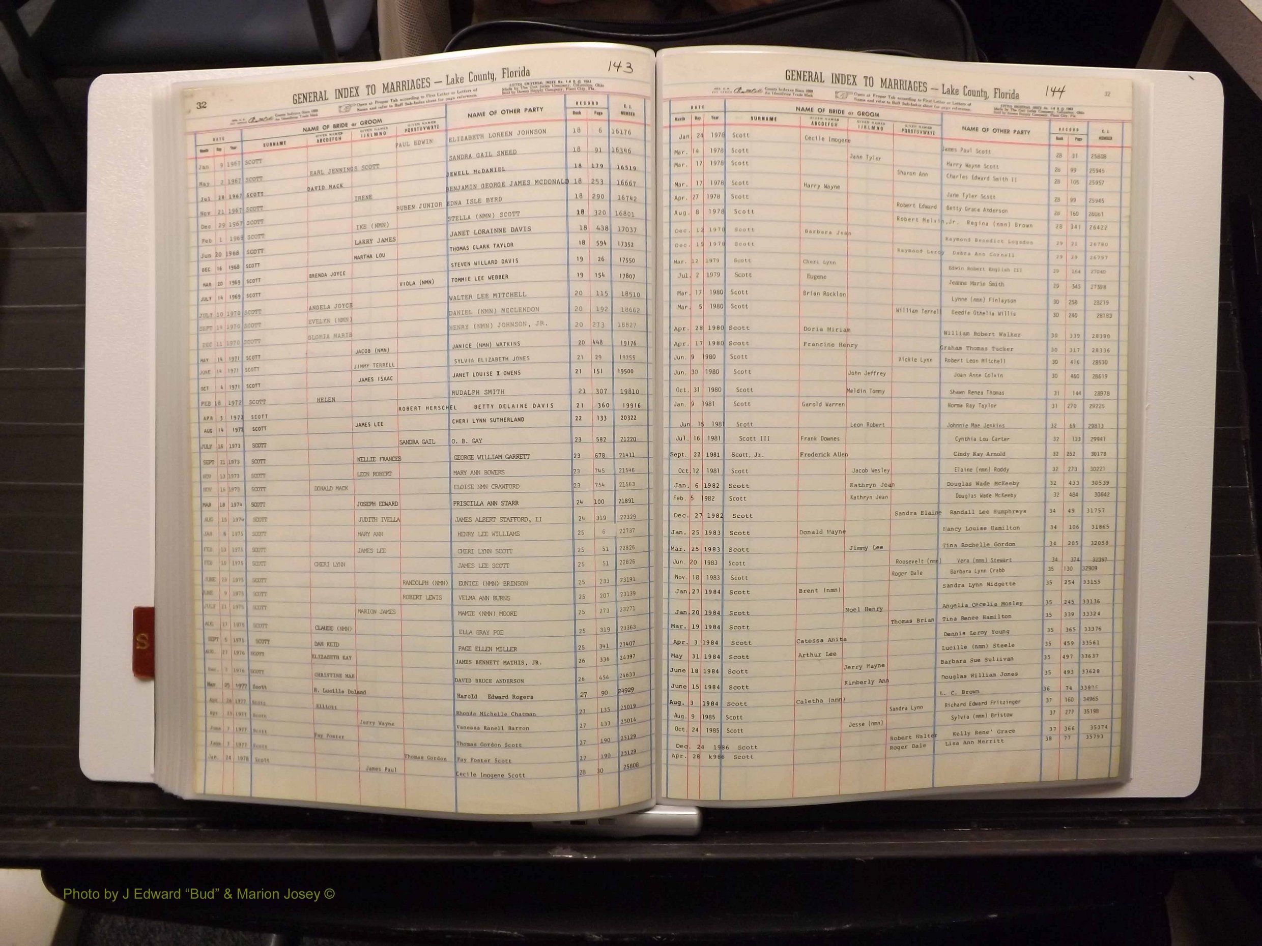 Lake Co, FL Marriage Index S, 1889-1986 (176).JPG