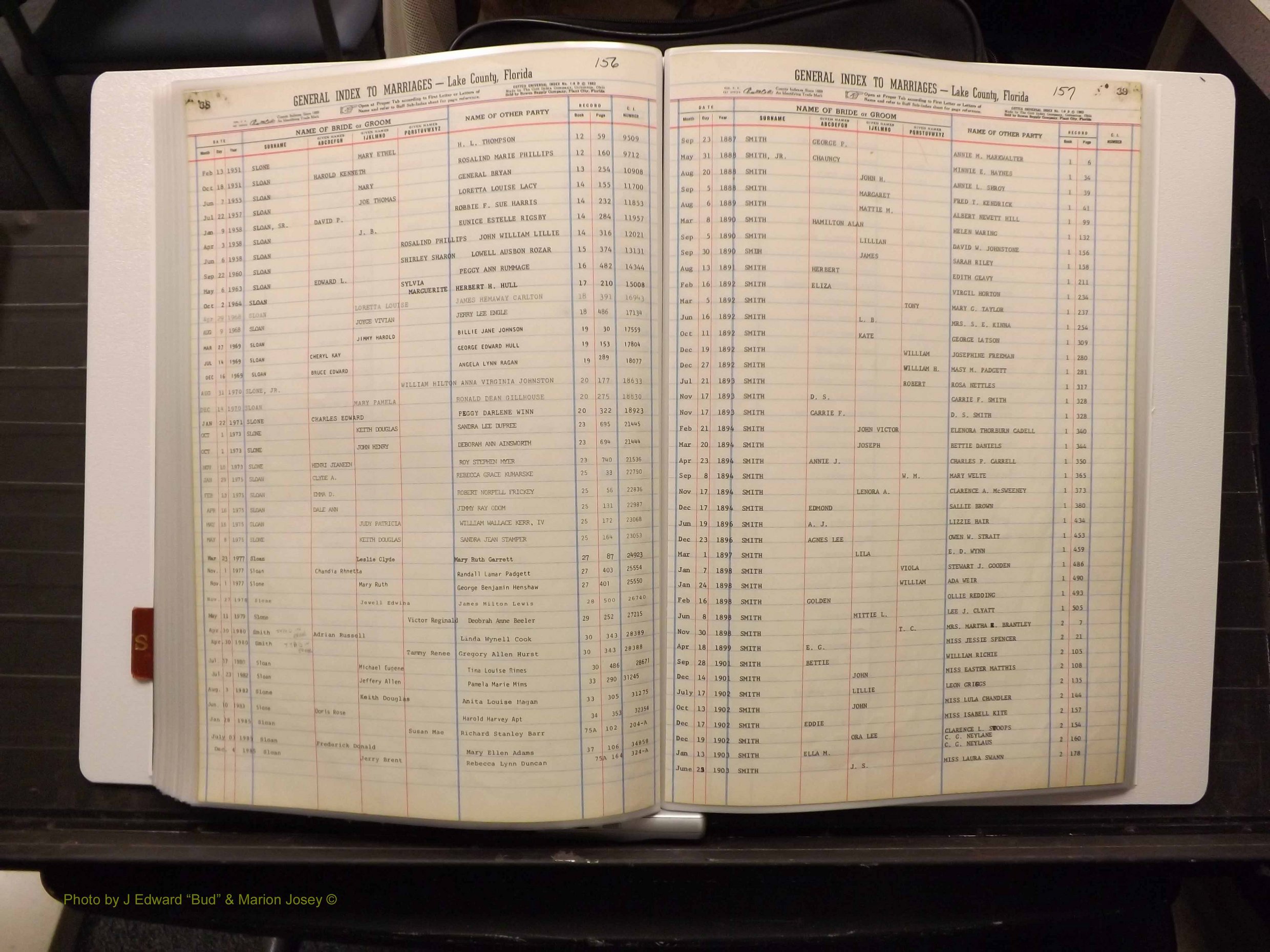 Lake Co, FL Marriage Index S, 1889-1986 (183).JPG