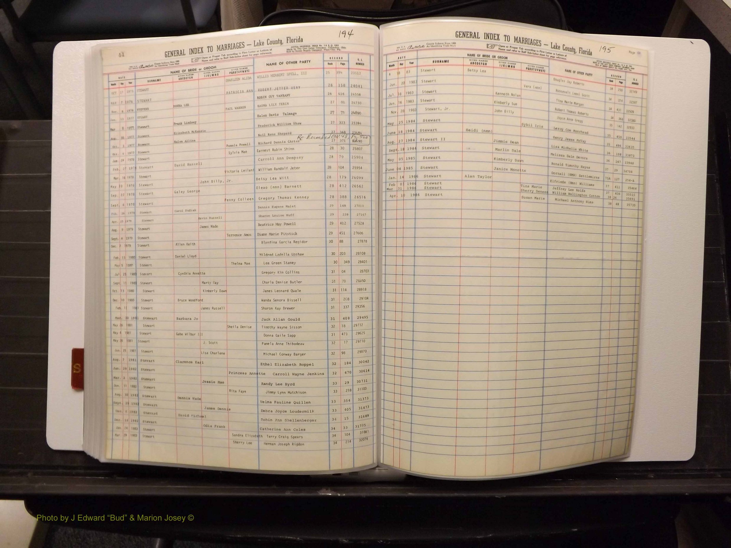 Lake Co, FL Marriage Index S, 1889-1986 (202).JPG