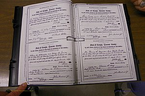 Laurens Co, GA, Marriages 1870 - 1879, P 006-007.JPG