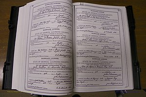 Laurens Co, GA, Marriages Book K, 1886 - 1896, P 096-097.JPG