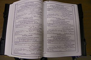 Laurens Co, GA, Marriages Book K, 1886 - 1896, P 142-143.JPG