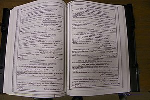 Laurens Co, GA, Marriages Book K, 1886 - 1896, P 168-169.JPG