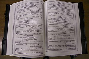 Laurens Co, GA, Marriages Book K, 1886 - 1896, P 174-175.JPG