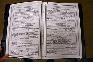 Laurens Co, GA, Marriages Book K, 1886 - 1896, P 278-279.JPG