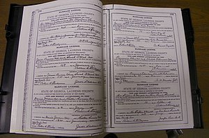 Laurens Co, GA, Marriages Book K, 1886 - 1896, P 290-291.JPG