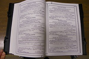 Laurens Co, GA, Marriages Book K, 1886 - 1896, P 300-301.JPG