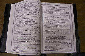 Laurens Co, GA, Marriages Book K, 1886 - 1896, P 330-331.JPG