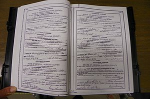 Laurens Co, GA, Marriages Book K, 1886 - 1896, P 340-341.JPG