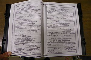 Laurens Co, GA, Marriages Book K, 1886 - 1896, P 346-347.JPG