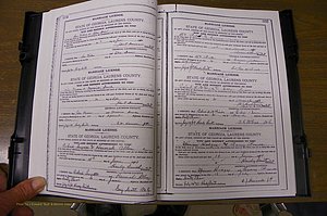 Laurens Co, GA, Marriages Book K, 1886 - 1896, P 354-355.JPG