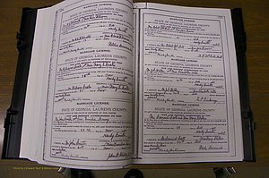 Laurens Co, GA, Marriages Book K, 1886 - 1896, P 370-371.JPG