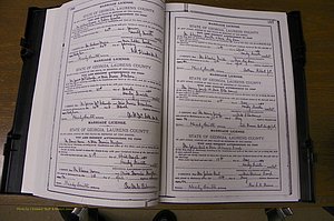 Laurens Co, GA, Marriages Book K, 1886 - 1896, P 386-387.JPG